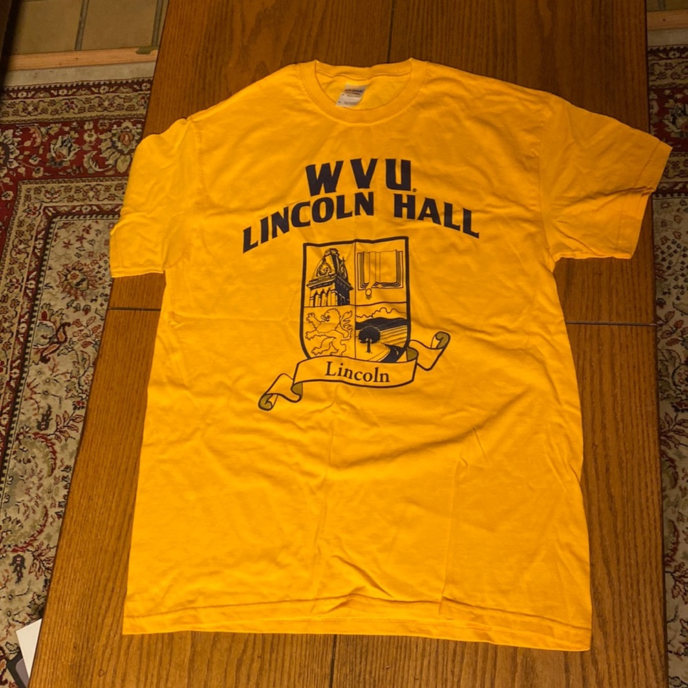 WVU West Virginia University Lincoln Hall Proud Parent T-shirt